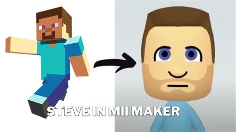How To Make Steve In Mii Maker Month Of Miis Youtube