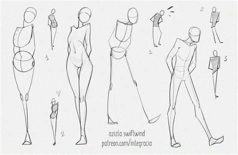 Tutorial Para Dibujar Cuerpos Humanos Referencia Para Dibujar Cuerpos