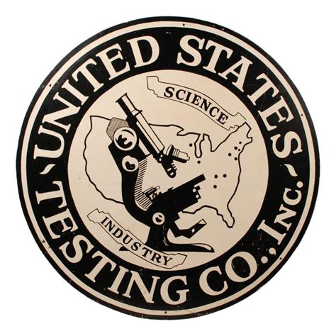Science & Industry Sign from United States Testing Co ...