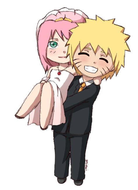 Narusaku Wedding Chibi By Minai28 On Deviantart