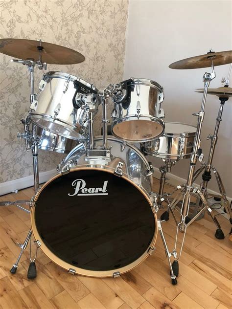 Pearl Export Ex Series Intermediate 5 Piece Drum Kit And Zildjian Zht