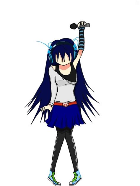 Anime Girl Singing Digital By Starale On Deviantart