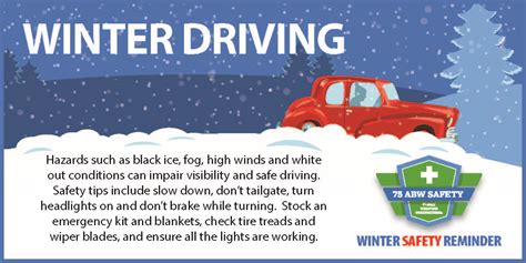 Winter Safe Driving Tips Hill Air Force Base Article Display