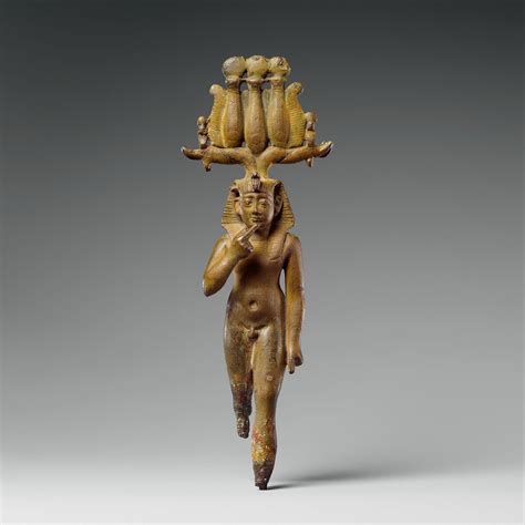 A Child God Probably Harpokrates Ptolemaic Period The Metropolitan