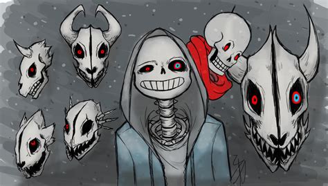 Dusttale Skulls By Red Head01 On Deviantart