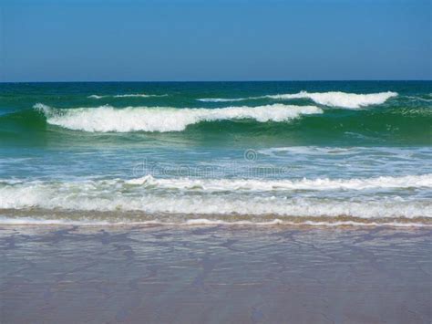 Waves Rolling In Daytona Beach Florida Stock Image Image Of