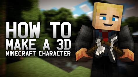 How To Make A 3d Minecraft Character Render Youtube