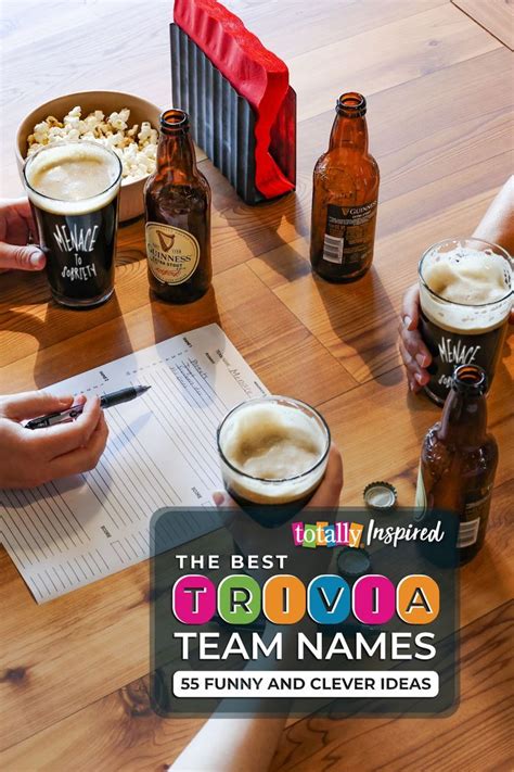 The Best Trivia Team Names 55 Funny And Clever Ideas Artofit