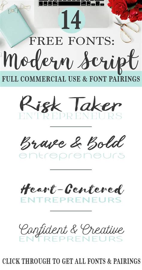Gorgeous Free Commercial Use Script Fonts And Pairings Free Script