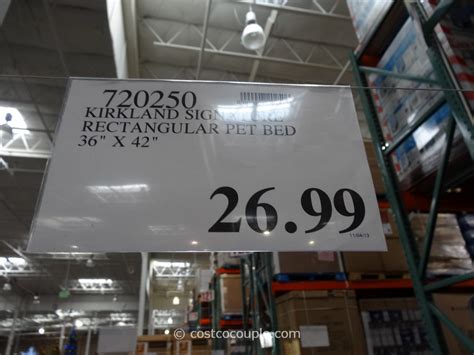 Today i came home from work and was able to discover that it has at last started the road in front of our house. Kirkland Signature Rectangular Pet Bed