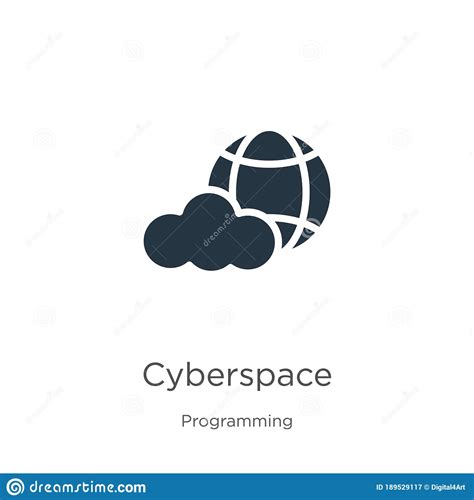 Cyberspace Icon Vector Trendy Flat Cyberspace Icon From Programming