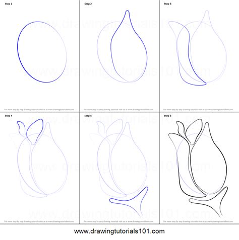 Learn how to draw a rose with this simple step by step illustrated guide that will walk you through every stage of the process. How to Draw a Rose for Kids printable step by step drawing ...