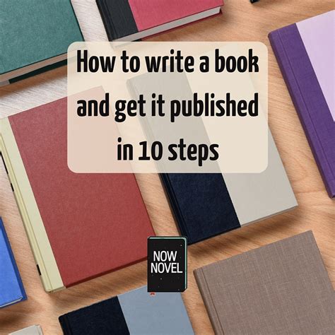 How To Write A Book And Get It Published Now Novel
