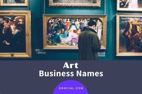 861 Art Business Name Ideas That Will Sell Like Crazy Soocial