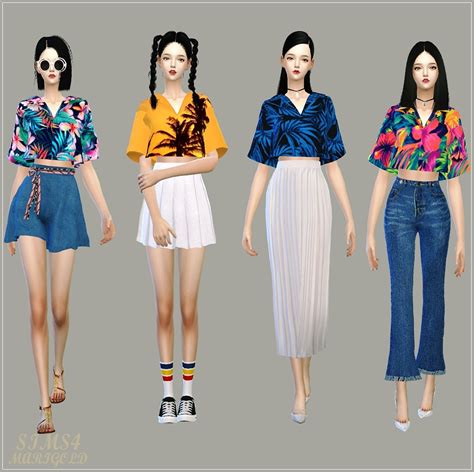 My Sims 4 Blog Clothing And Accessory Clothing By Marigold
