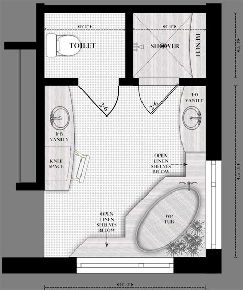 Master Bedroom With Master Bathroom Floor Plans