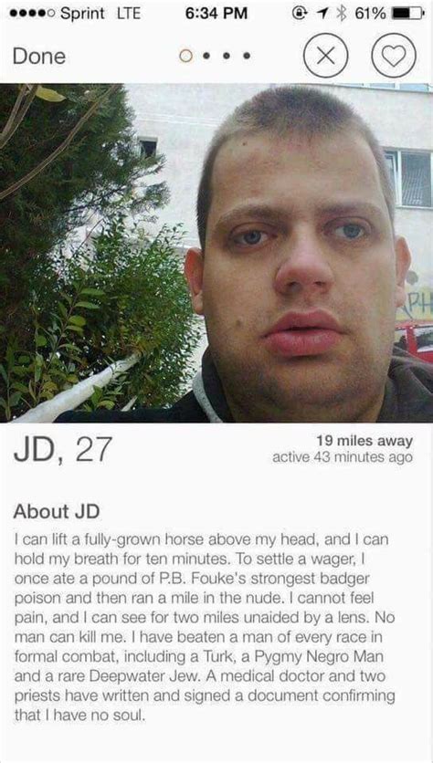 The Best And Worst Tinder Profiles In The World 89 Sick Chirpse