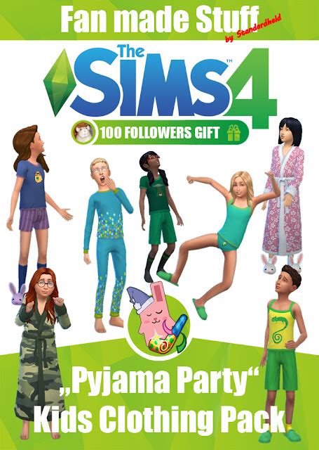 Sims 4 Ccs The Best Pyjama Set For Kids By Standardheld
