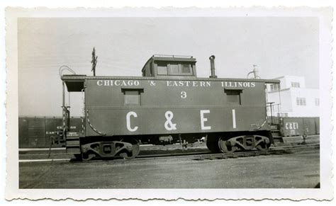 Danville Il C And E I Chicago And Eastern Illinois Railroad Caboose 3