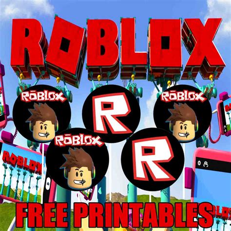 Roblox Birthday Roblox Candy Wapper Roblox Party Printable Roblox Roblox Party Decor Roblox ...