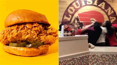 Brutal Fight Breaks Out Over Popeyes New Chicken Sandwich Youtube