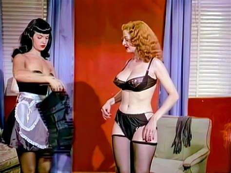 Brunette Maid Bettie Page Sexy Redhead Tempest Storm