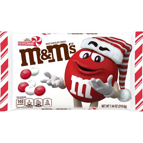 Mandms Holiday White Peppermint Chocolate 744 Oz Multicolor Ebay