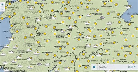 Birmingham Weather Todays Forecast As Temperatures Set To Rise To 22c