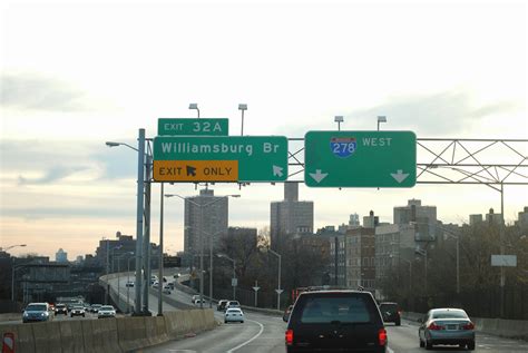 Interstate 278 Brooklyn Queens Expressway Bqe West Aaroads New York