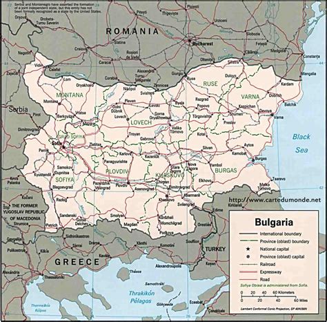 Pais Bulgaria Mapa