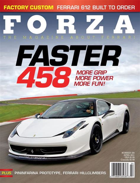 Issue 108 April 2011 Forza The Magazine About Ferrari
