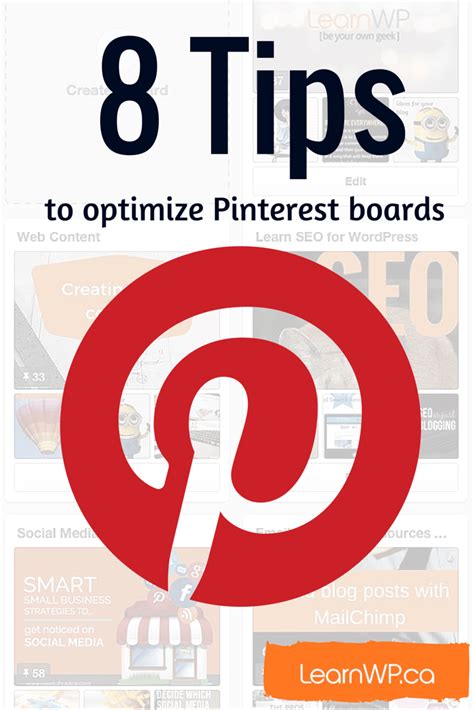 8 Tips To Optimize Boards On Pinterest Learnwp