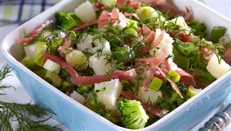 Salat Med Poteter Brokkoli Oppskriftskroken Grønnsaksalater