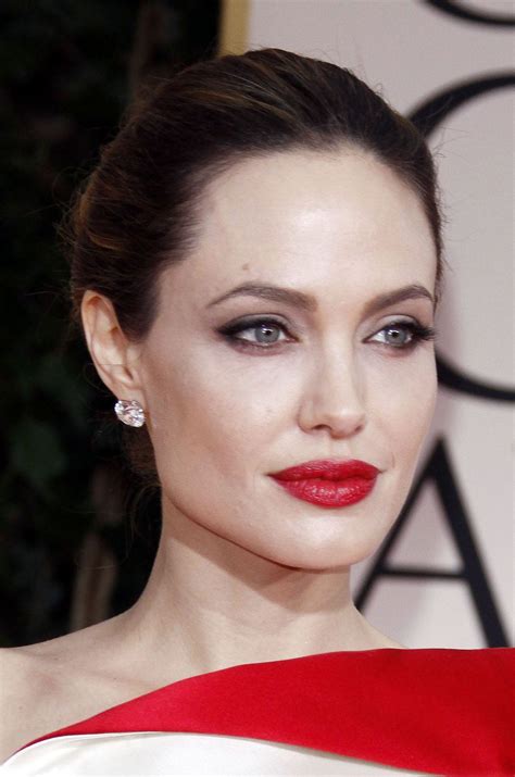 Angelina Jolie Makeup Red Lips