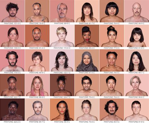Humanæ Human Pantone Colors By Angelica Dass Skin Color Photography Projects Pantone