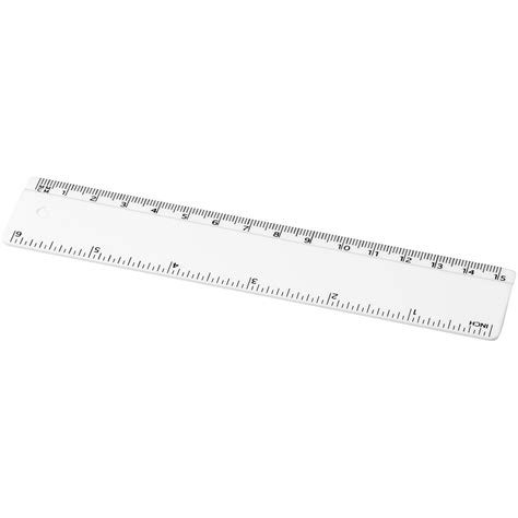 Refari 15 cm recycled plastic ruler - UK Merchandising