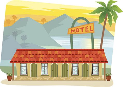Cartoon Of A Motel Signs Illustrations Royalty Free Vector Graphics