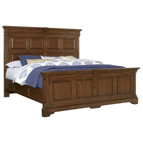 Vaughan Bassett Heritage Queen Mansion Bed With Decorative Rails In