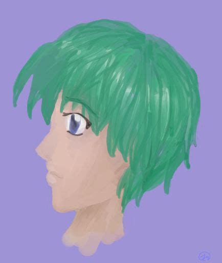 Green Haired Anime Boy By Emo Taisa On Deviantart