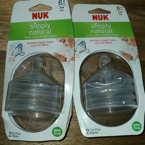 Nuk Other Nuk Simply Natural Fast Flow Nipples Poshmark