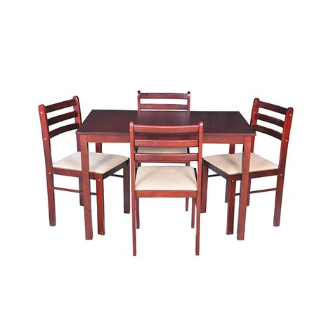 Get united with your family at every meal of the day on our space saver dining table stripped design four seater dining set with foldable dining table in honey finish. Buy Casanova Solid Wood 4 Seater Dining Table Set Online ...
