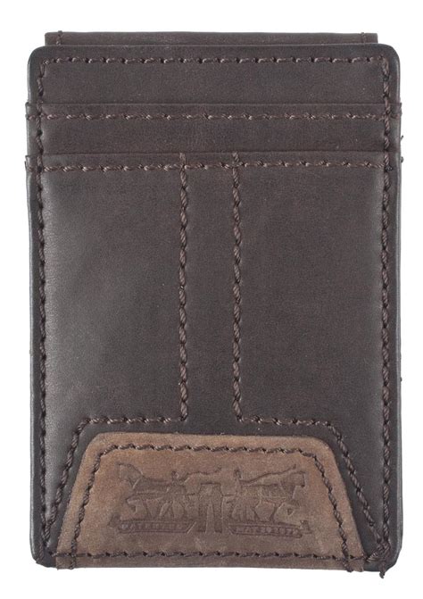 Leather money clip wallets are a great way to store your cash, credit cards and identification in a way that makes it easy to access and fit within your pockets. Mens Leather Magnetic Money Clip Front Pocket Wallet by Levis | Money Clips & Front Pocket | Men ...