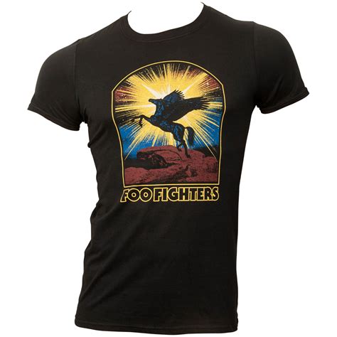 I don't wanna be queen. Foo Fighters - T-Shirt Winged Horse | Rock N Shop | ROCKnSHOP