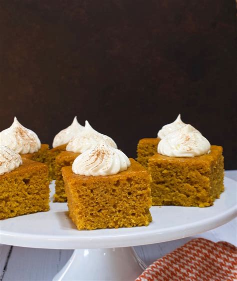 Pumpkin Sheet Cake With Cream Cheese Frosting My Country Table