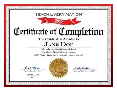 Create a printable certificate of completion. 70X7 Certificate of Course Completion Download Free ...