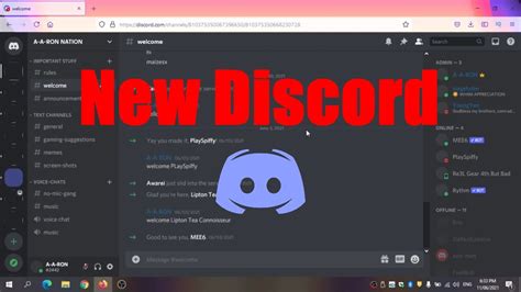 My New Discord Group Youtube