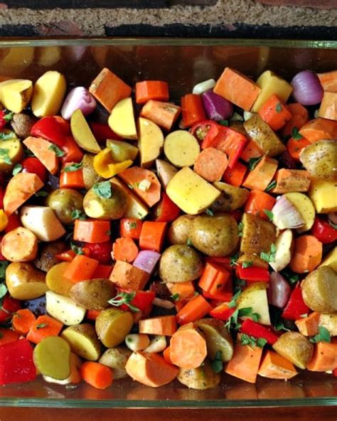 Recipe Easy Oven Roasted Vegetables Clean Eats Fast Feets