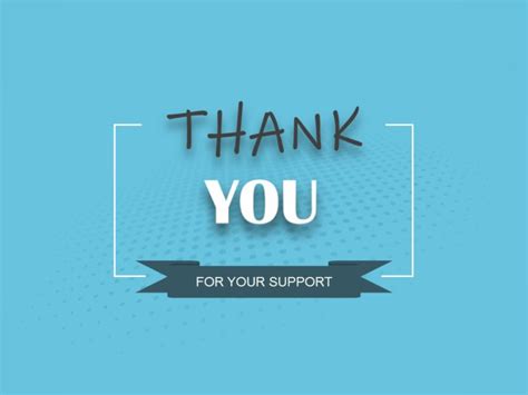 Thank You Presentation Slide Powerpoint Template
