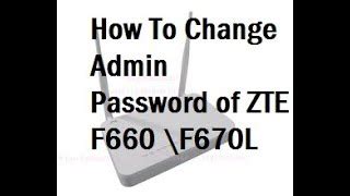 Here is a full list of zte usernames and passwords. Zte F660 Admin Password Converge : Limit Bandwidth On Your ...