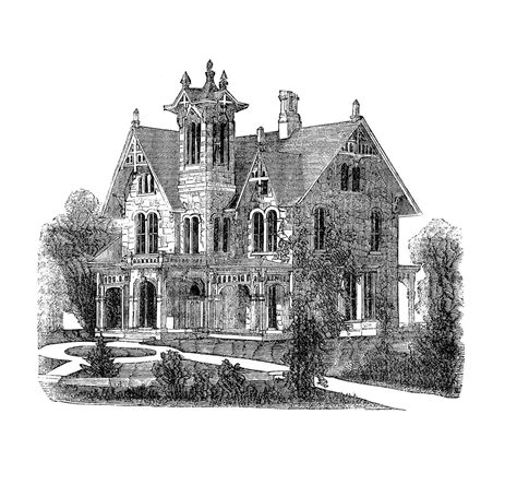 Victorian Mansion Drawing